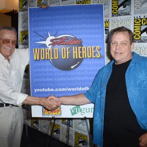 Mark Hamill and Stan Lee