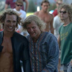 Still of Matthew McConaughey and Woody Harrelson in Surfer, Dude (2008)