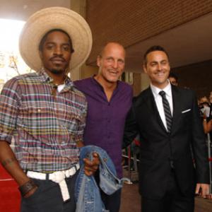 Woody Harrelson, André Benjamin and Stuart Townsend at event of Battle in Seattle (2007)