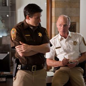 Still of Ed Harris and Alex Frost in Virginia (2010)