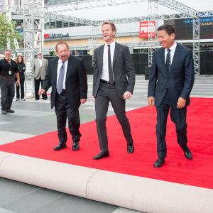 Neil Patrick Harris, Ken Ehrlich and Bruce Rosenblum at event of The 65th Primetime Emmy Awards (2013)