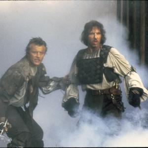 Still of Rutger Hauer and Brion James in FleshBlood 1985