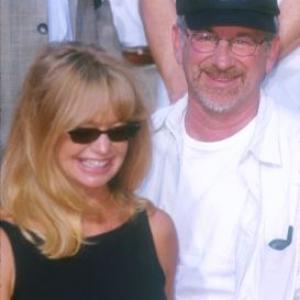 Steven Spielberg and Goldie Hawn