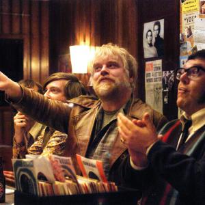 Still of Philip Seymour Hoffman and Nick Frost in The Boat That Rocked 2009