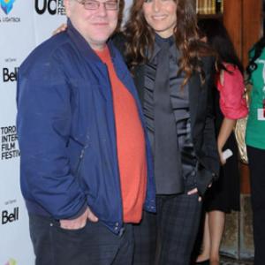 Philip Seymour Hoffman and Catherine Keener at event of Che: Part Two (2008)