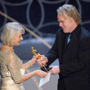 Philip Seymour Hoffman and Helen Mirren at event of The 79th Annual Academy Awards (2007)