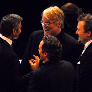 George Clooney, Philip Seymour Hoffman and Heath Ledger at event of The 78th Annual Academy Awards (2006)
