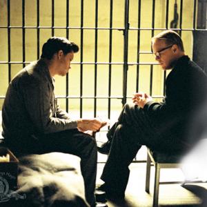Still of Philip Seymour Hoffman and Clifton Collins Jr in Capote 2005