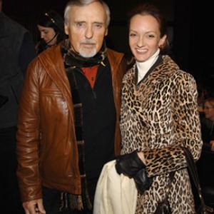 Dennis Hopper and Victoria Duffy at event of Waitress 2007