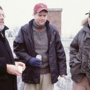 Producer John Hughes, John's son - writer James Hughes, and director Kyle Cooper