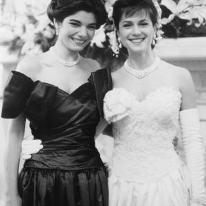 Still of Holly Hunter and Laura San Giacomo in Once Around 1991