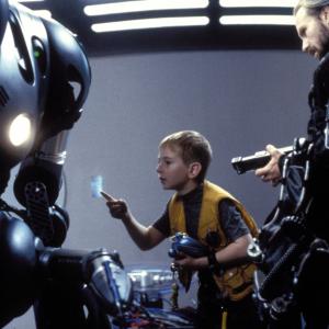 Still of William Hurt and Jack Johnson in Lost in Space 1998
