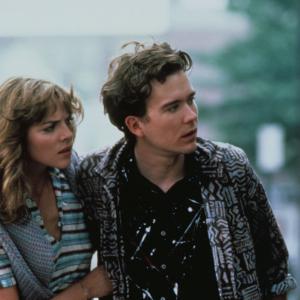 Still of Kim Cattrall and Timothy Hutton in Turk 182! 1985