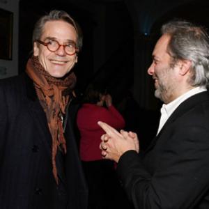 Jeremy Irons and Sam Mendes
