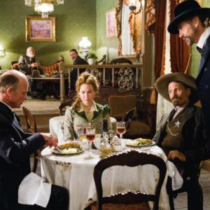 Still of Renée Zellweger, Ed Harris, Jeremy Irons and Viggo Mortensen in Appaloosa (2008)