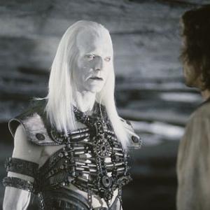 Still of Jeremy Irons and Guy Pearce in The Time Machine 2002