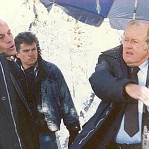 David Winning directing Michael Ironside and M. Emmet Walsh in Killer Image (1992)