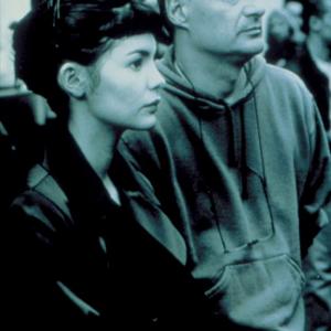 JeanPierre Jeunet and Audrey Tautou in Amelija is Monmartro 2001