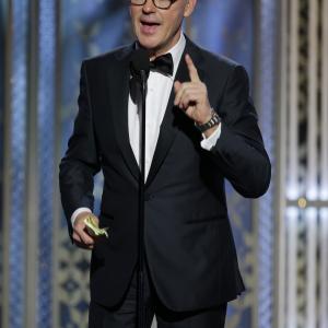 Michael Keaton at event of 72nd Golden Globe Awards 2015