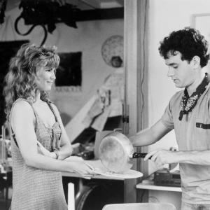 Still of Tom Hanks and Tawny Kitaen in Bachelor Party 1984