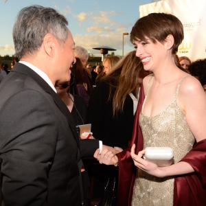 Ang Lee and Anne Hathaway