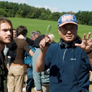 Still of Ang Lee and Emile Hirsch in Taking Woodstock (2009)