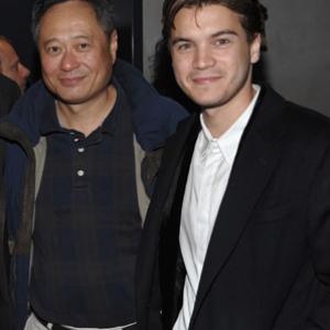 Ang Lee and Emile Hirsch at event of Milk (2008)
