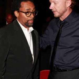 Spike Lee and Paul Haggis at event of In the Valley of Elah (2007)