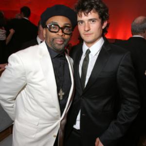 Spike Lee and Orlando Bloom at event of The 79th Annual Academy Awards 2007