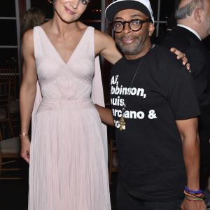 Spike Lee and Katie Holmes at event of Siuntejas 2014