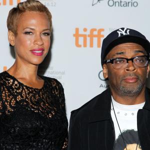 Spike Lee and Tonya Lewis Lee at event of Bad 25 2012