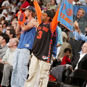 Still of Spike Lee in 30 for 30 Winning Time Reggie Miller vs The New York Knicks 2010