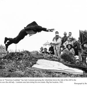 Notorious Landlady Jack Lemmon doing his own stunts 1962 Columbia