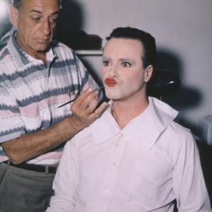Make-Up man Emile LaVigne, Jack Lemmon Film Set Some Like It Hot (1959) 0053291
