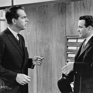Still of Jack Lemmon and Fred MacMurray in The Apartment (1960)