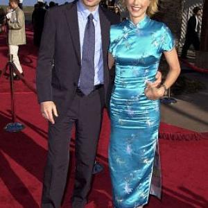 David Duchovny and Ta Leoni at event of Jurassic Park III 2001