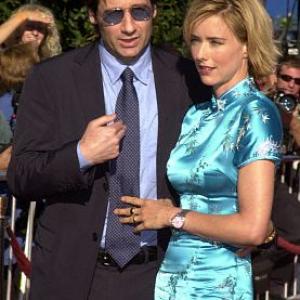 David Duchovny and Ta Leoni at event of Jurassic Park III 2001
