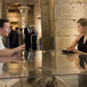 Still of Téa Leoni and Ricky Gervais in Ghost Town (2008)