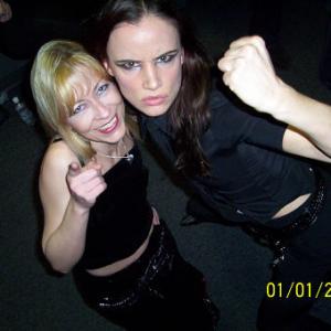 Laura Alber and Juliette Lewis at the Whisky New Years Eve 20032004