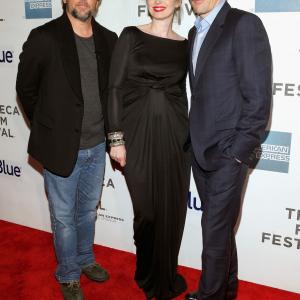 Ethan Hawke Julie Delpy and Richard Linklater at event of Pries vidurnakti 2013