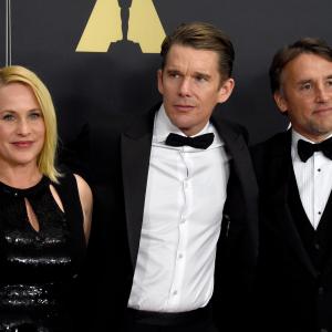 Patricia Arquette, Ethan Hawke and Richard Linklater