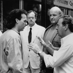 Still of Michael Keaton, Christopher Lloyd, Peter Boyle, Stephen Furst and Howard Zieff in The Dream Team (1989)