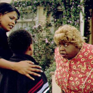 Nia Long and Martin Lawrence in makeup as Big Momma star in Big Mommas House