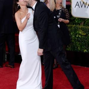 Julia LouisDreyfus and Judd Apatow at event of 72nd Golden Globe Awards 2015
