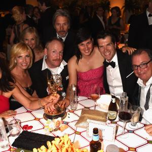 Julia LouisDreyfus Gary Cole Kevin Dunn Teddi Siddall Morgan Walsh Matt Walsh Annie Simons and Timothy Simons at event of The 66th Primetime Emmy Awards 2014