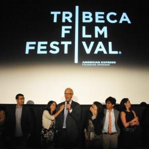 Julia LouisDreyfus and Brad Hall at 2012 Tribeca Film Festival