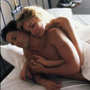 Still of Kim Cattrall and Rob Lowe in Masquerade 1988