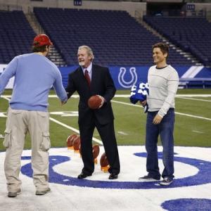 Still of Rob Lowe and Jim Irsay in Parks and Recreation 2009