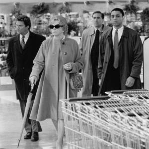 Still of Nicolas Cage Shirley MacLaine and Harry Lennix in Guarding Tess 1994
