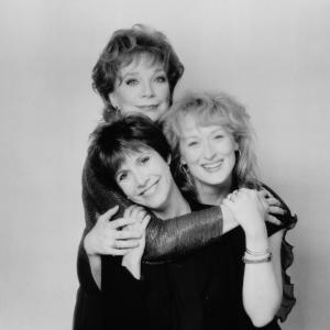 Still of Carrie Fisher Shirley MacLaine and Meryl Streep in Postcards from the Edge 1990